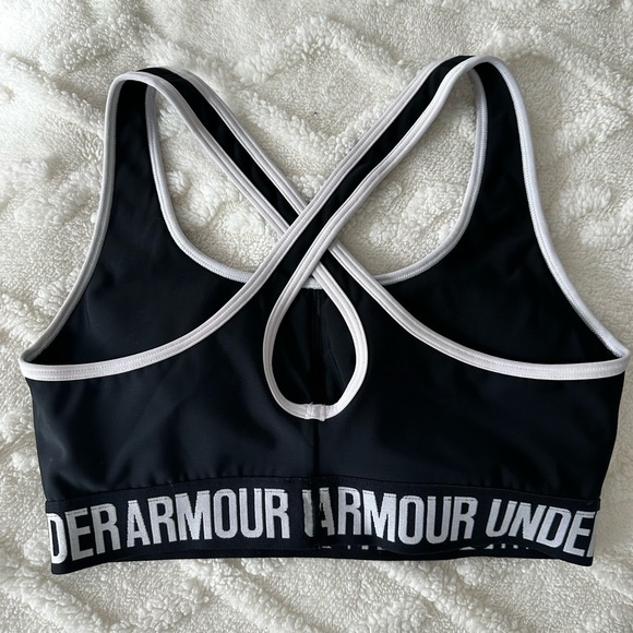 Under Armour Women's Black Sports Bra - Picture 2 of 2